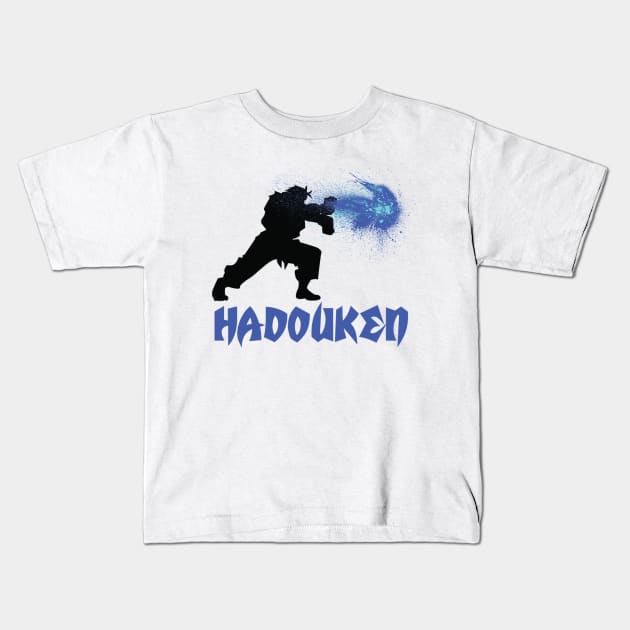 Hadouken Kids T-Shirt by AzMcAarow